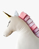 poduszki do pokoju dziecka Jednorożec UNICORN poduszka - beżowy z kolorową różową grzywą 1