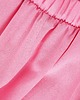 spodnie materiałowe damskie Lola - Różowe kuloty z lnem 2