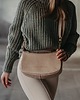 torby na ramię Torebka Skórzana ABI M nude CroCo GOLD 2