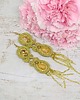 kolczyki soutache Złote kolczyki sutasz - kolekcja Glamour 2