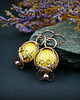 kolczyki wire wrapping Kolczyki z agatem 4