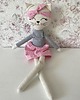misie i maskotki Maskotka Kotek Zosia 60 cm 1