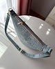 saszetka nerka Torebka Crossbody standard sztruksowa miętowa 3