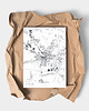 plakaty Gliwice - mapa miasta  plakat 5