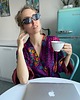 płaszcze damskie Ocieplane kimono w mandale 2