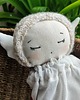 przytulanki dla niemowląt i dzieci Przytulanka welurowa Anioł handmade 3