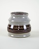 wazony Wazon ceramiczny szary, duński design, lata 60, produkcja: Dania 3
