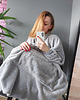 bluza z kapturem damska KOCO-BLUZA I276 SZARA 5