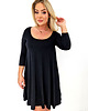 tuniki damskie Trapezowa luźna tunika sukienka oversize 6