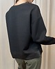 bluza bez kaptura damska Bluza basic Nero 4