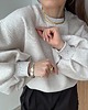 bluza bez kaptura damska Bluza Enjoyable light mocca melange 4