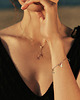 bransoletki srebrne Bransoletka srebrna z motykami BUTTERFLY 3