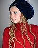 czapki damskie DreadLove Mono 06 - GRANATOWA 1