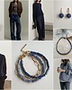 kolczyki z kamieniami Kolczyki PATYCZKI lapis lazuli 3
