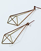 kolczyki pozłacane Kolczyki pozłacane  For the Love of Geometry 1