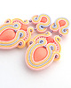 kolczyki soutache Wiosna w pastelowych kolorach 4 1