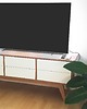 komody i szafki Szafka Telewizyjna 3/4 - podwójna / Szafka RTV / 152cm / 6 szuflad 3