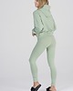 komplety damskie Komplet homewear bluza i legginsy pistacjowy 2