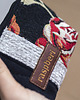 kosmetyczki Mini czarna kosmetyczka w kwiaty patchwork 1