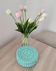 podkładki do kuchni Komplet podkładek szydełkowych pod kubki 17cm 5