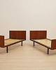 łóżka Łóżko tekowe, duński design, lata 60, Hans J. Wegner, Getama 1