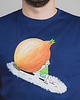 t-shirty męskie Bawełniany T-shirt z nadrukiem - Cebulak 1