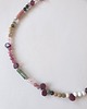chokery Naszyjnik choker BOHO ART granat, turmalin, kwarc różowy 4