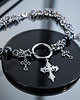 chokery Chain mail goth * Possessed Me* Choker stal nierdzewna 7