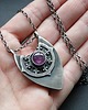 wisiory Wisior Amulet z szafirem 4