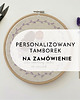 obrazy Tamborek personalizowany na zamówienie - portret dla babci od wnuczek 1