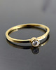pierścionki zaręczynowe BIZOE - Złoty pierścionek z brylantem 0,04 ct 2
