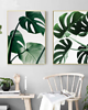plakaty DWA PLAKATY galeria botaniczne monstera 1