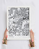 plakaty Plakat Mapa Ochoty, dzielnice Warszawy 4