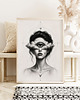 plakaty Plakat Oczy abstrakcja 5