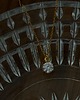srebrne naszyjniki Złoty naszyjnik z bezbarwną cyrkonią 6