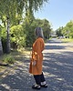 sukienki midi damskie Kimono może być sukienką 100%  len. 5