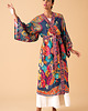 szlafroki damskie Kimono szlafrok  - Flower Garden 2