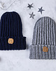 czapki damskie Czapka beanie z wełny merynosa handmade GRANAT 1