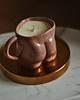świece zapachowe Świeca sojowa ADAM ART GOLD CERAMICZNA Z USZKIEM 140 ML 6