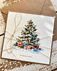 kartki świąteczne Kartka świąteczna ręcznie robiona na Boże Narodzenie choinka BN2 1