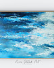 obrazy NIEBO II Abstrakcyjny obraz akrylowy,ręcznie malowany na płótnie, 100x70 cm 1