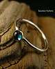 pierścionki srebrne Pierścień Drobinek - Topaz London Blue Srebro 5