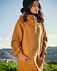 bluza z kapturem damska Bluza LUZAK musztardowy 2