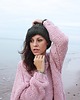 czapki damskie Czapka  beanie wełna peruwiańska alpaka zieleń 3