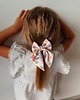 dziewczynka - inne Gumka jedwabna z kokardą MINI scrunchie spring flowers 2