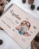 niemowlak - inne KRÓLIK W SAMOLOCIE album dla chlopca na chrzest, narodziny, baby shower 1