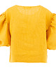 bluzki - inne Bluzka Lniana Mustard 1