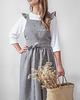 fartuchy kuchenne Lniany fartuszek retro TRUE GREY 7