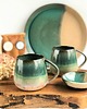 kubki Taca / Patera +  kubki ceramiczne 2 szt -  Rajska Plaża 2