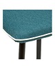 krzesła Krzesło Barowe Stołek Barowy z Poduszką Taco Niebieski 1